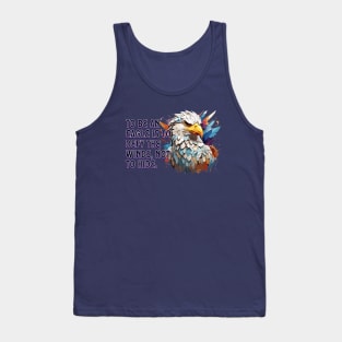 Eagle Spirit: Defying the Winds, Not Hiding Tank Top